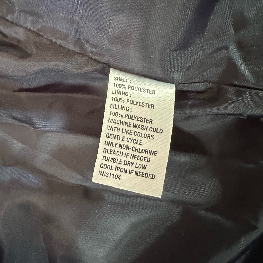Crown & Ivy Blue Zip Up Vest Size XS - Picture 17 of 17